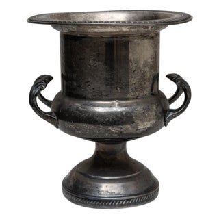 20th Century French Silver Plated Champagne Bucket For Sale