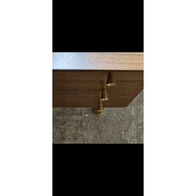 Wood 1970s Founders Style Writing Desk For Sale - Image 7 of 11