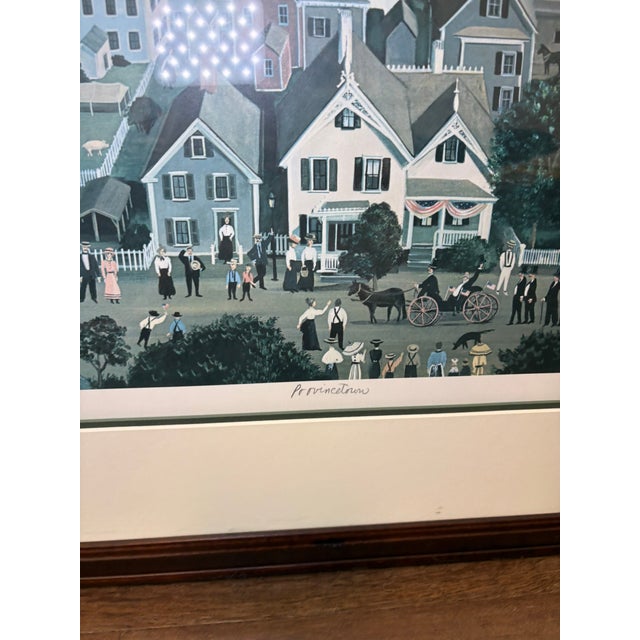 1990s Sally Caldwell Fisher Signed Limited Edition Provincetown New England Coastal Print Art For Sale - Image 5 of 16