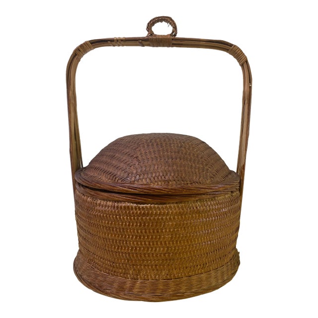 1930s Chinese Wedding Basket For Sale