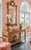 Orange Pair of Vintage Mid-Century Italian Glazed Ceramic Trompe l'Oeil Floral Vases For Sale - Image 8 of 12