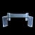 Vintage Karl Springer Lucite Coffee Table For Sale - Image 4 of 5