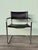 Vintage Italian Chair in Chromed Steel and Black Leather, 1970s For Sale - Image 4 of 14