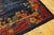 Textile 1920s Blue Navy Floral Antique Chinese Art Deco Rug 9' X 11'8" Handknotted Wool Carpet For Sale - Image 7 of 8