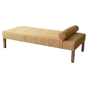 Art Deco Daybed in Stonewashed Linen, 1930s