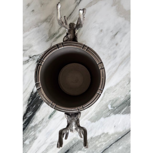 Culinary Concepts London Stag Motif Wine Bottle Chiller For Sale - Image 10 of 12