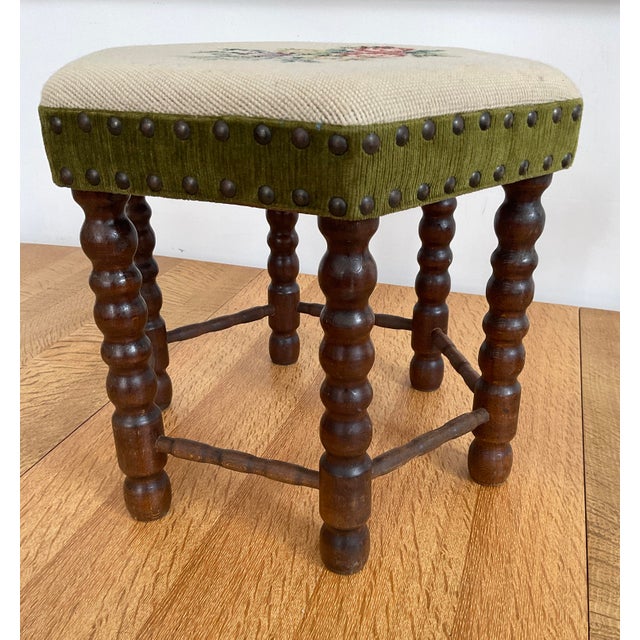 Charming, tactile, and full of personality! This 20th-century Scandinavian oak stool is the perfect blend of classic...