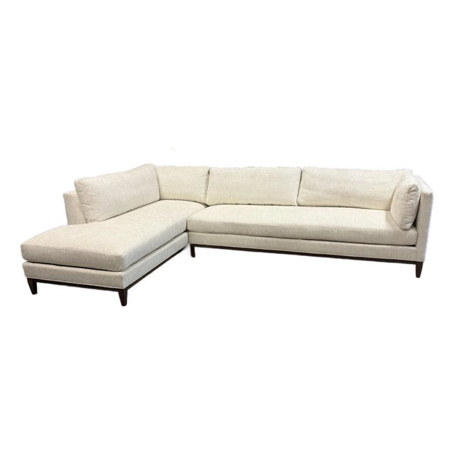 Design Plus Gallery presents the Vesper 20 Series Sectional Sofa + Chaise from Massoud Furniture. The sectional pairs a...