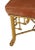 French Late 19th Century Napolean III Gilt Bamboo Stool For Sale - Image 3 of 6
