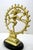 1970s 1970s Bright Brass Nataraja Dancing Shiva Sculpture on Wooden Base – 8" For Sale - Image 5 of 17
