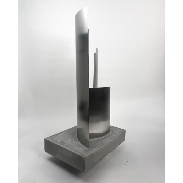 Not Yet Made - Made To Order Essenz Floor Lamp in Concrete with Steel and Aluminium by Case Studios For Sale - Image 5 of 11