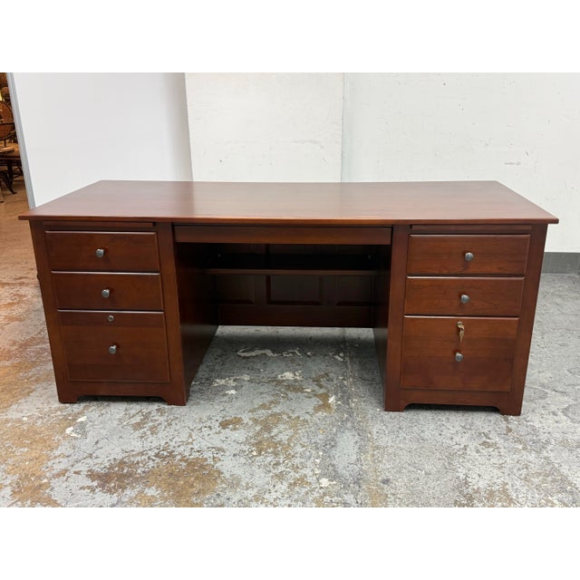 Contemporary Stuart David Executive Desk For Sale - Image 3 of 12