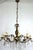 French Brass Crystal Eight-Light Chandelier, 1950s For Sale - Image 12 of 12
