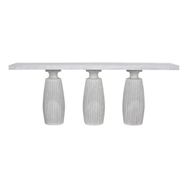 Evelyn Console, White Wash For Sale