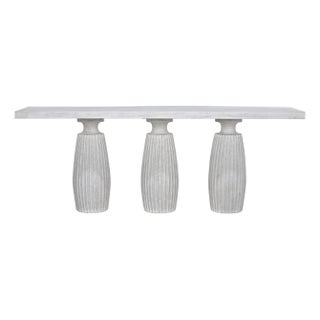 NOIR Evelyn Console, White Wash For Sale