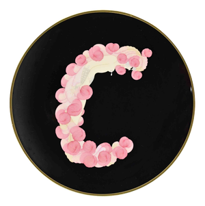 The Alphabet after Erté, C Plate, 1986, Ceramic
