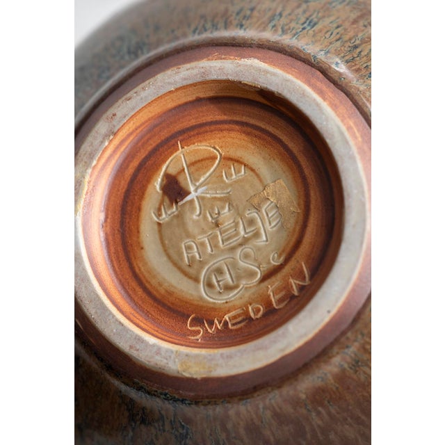 Brown Vintage Table Lamp, 1950s For Sale - Image 8 of 9