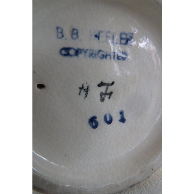 Brad Keeler Art Pottery Ceramic Figurine 601 Asian Boy in Robe With Fish 5025b For Sale - Image 10 of 15
