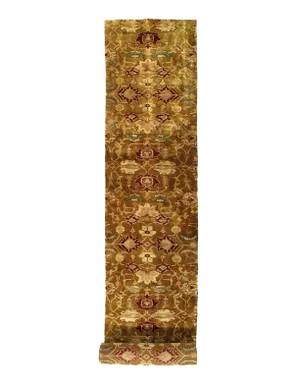 Pasargad Indian Agra Hand Knotted Rug - 3′5" X 19′3"