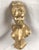 A striking vintage gilt composition bust titled "Lys" (The Lily)," after the celebrated French sculptor Emile Pinedo...