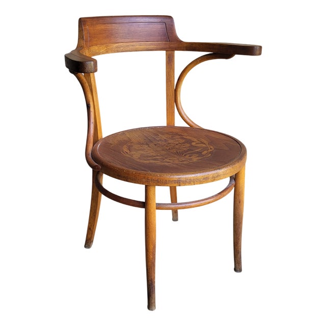 Art Nouveau Armchair from Horgenglarus, 1890s For Sale