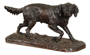 Antique Bronze Dog by Pierre-Jules Mène, 1870