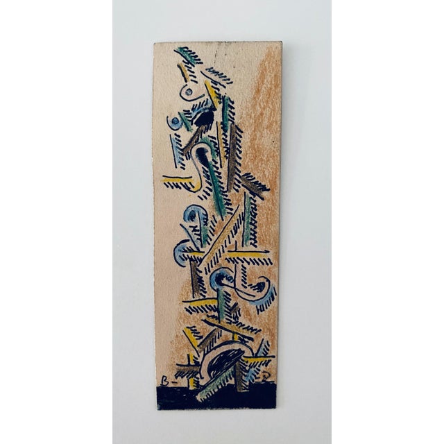 Miniature Abstract Totem. Signed with initials. Provenance: Virginia Field, Arts administrator; New York, N.Y. Assistant...