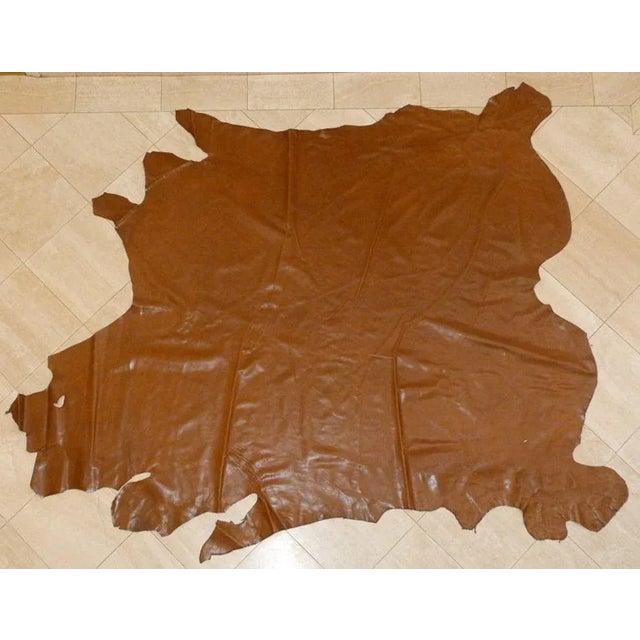 Animal Skin Late 20th Century Cow Leather Hide Skin Rug Spain For Sale - Image 7 of 8