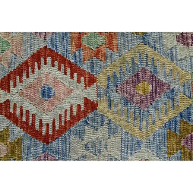 Traditional Handwoven Turkish Kilim Rug-8'3" X 11'9" For Sale - Image 9 of 12