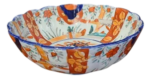 Meiji Imari Bowl in Porcelain Imari, 1912
