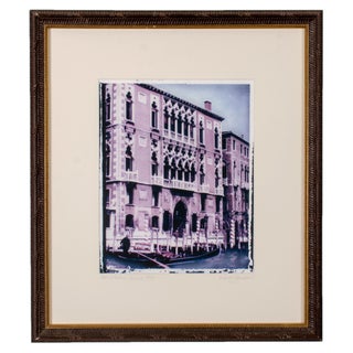 Gothic Palace, Venice Polaroid Transfer Print For Sale