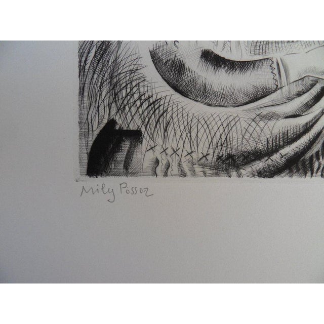 Mily Possoz, La fête portugaise, Etching For Sale - Image 6 of 8