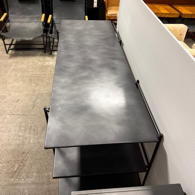 Four Hands Rockwell Vito Desk, Distressed Iron For Sale In San Francisco - Image 6 of 12