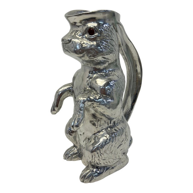 Arthur Court Bunny Rabbit Pitcher, 1970s For Sale