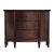 Spritely Home Accent Furniture Sheffield 3 Drawer 2 Door Accent Cabinet, Antique Cherry For Sale - Image 4 of 8