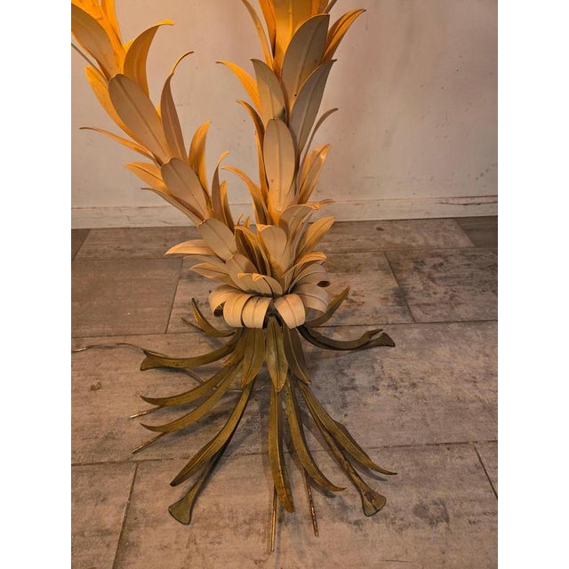 Large Floor Palm Light by Hans Kögl, 1975 For Sale - Image 11 of 12