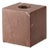Chocolate Brown Marble Square Tissue Box by Royal Bee Design For Sale