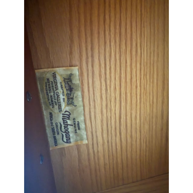 Brown Henkel Harris Mahogany 175/29 High Chest For Sale - Image 8 of 10