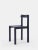 Set of 8 tal black oak chairs by kann design dimensions: d 40 x w 44 x h 80 cm. Materials: black lacquered oak, aluminum....