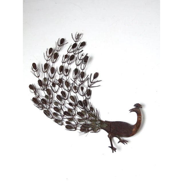 MidCentury Peacock Wall Decor Chairish