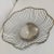 Vintage Mid-Century Modern Silver Plate Round Wire Bread Fruit Basket For Sale - Image 4 of 5