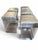 Vanguard Furniture Discontinued Vanguard Furniture "Thayer" Acrylic & Faux Python Stools - Set of 5 For Sale - Image 4 of 7