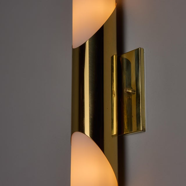 1960s Neuhaus Leuchten Glass and Brass Sconces by Rolf Krueger - a Pair For Sale - Image 14 of 18