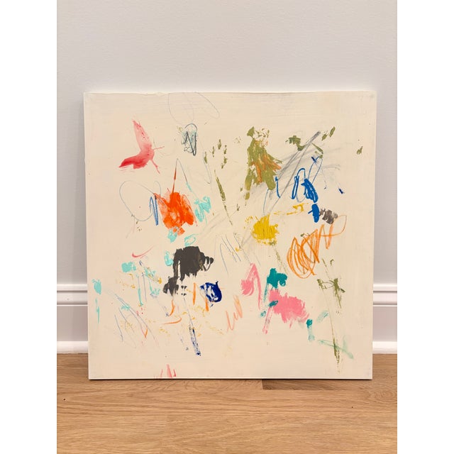 Sarah Trundle Sarah Trundle, Contemporary Abstract Painting, "Beautiful Distractions, No. 2" For Sale - Image 4 of 5