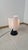 Table Lamp with 3-Blade Model in Milk Glass and Embossed Iron Base, 1970s For Sale - Image 13 of 13