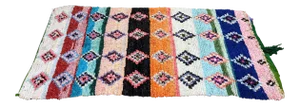 Vintage Moroccan Boucherouite Rug