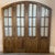 Brown Antique French Four Panel Folding Screen Room Divider With Beveled Glass For Sale - Image 8 of 9