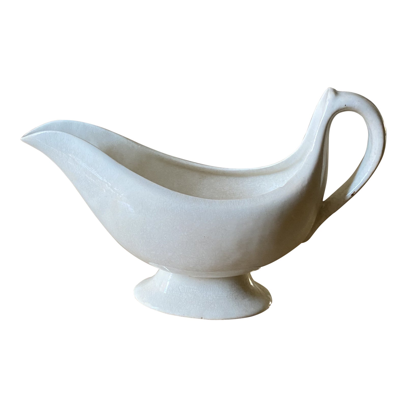 Late 19th Century Ironstone Gravy Boat Chairish