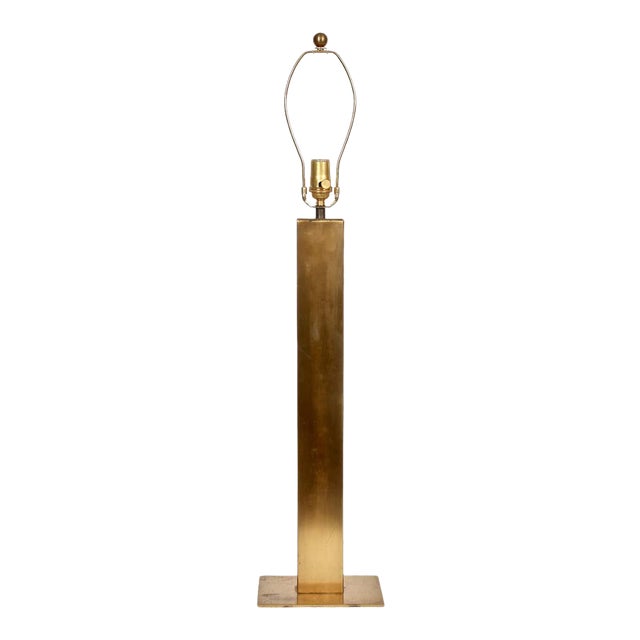1970s George Kovacs Brass "Skyscraper" Lamp For Sale