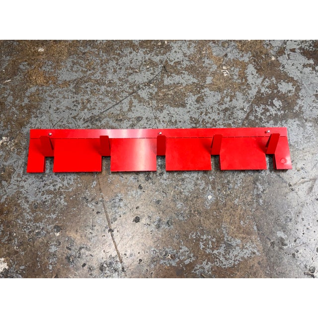 Design Plus Gallery presents the 2D:3D Coat Rack by Blu Dot. Formed from powder-coated steel in Fire Engine Red, this...